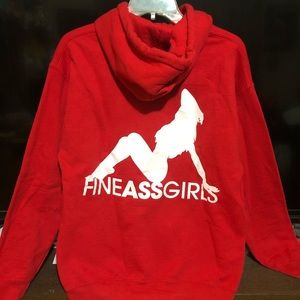 Fine Ass Girls by Draya Michele red hoodie